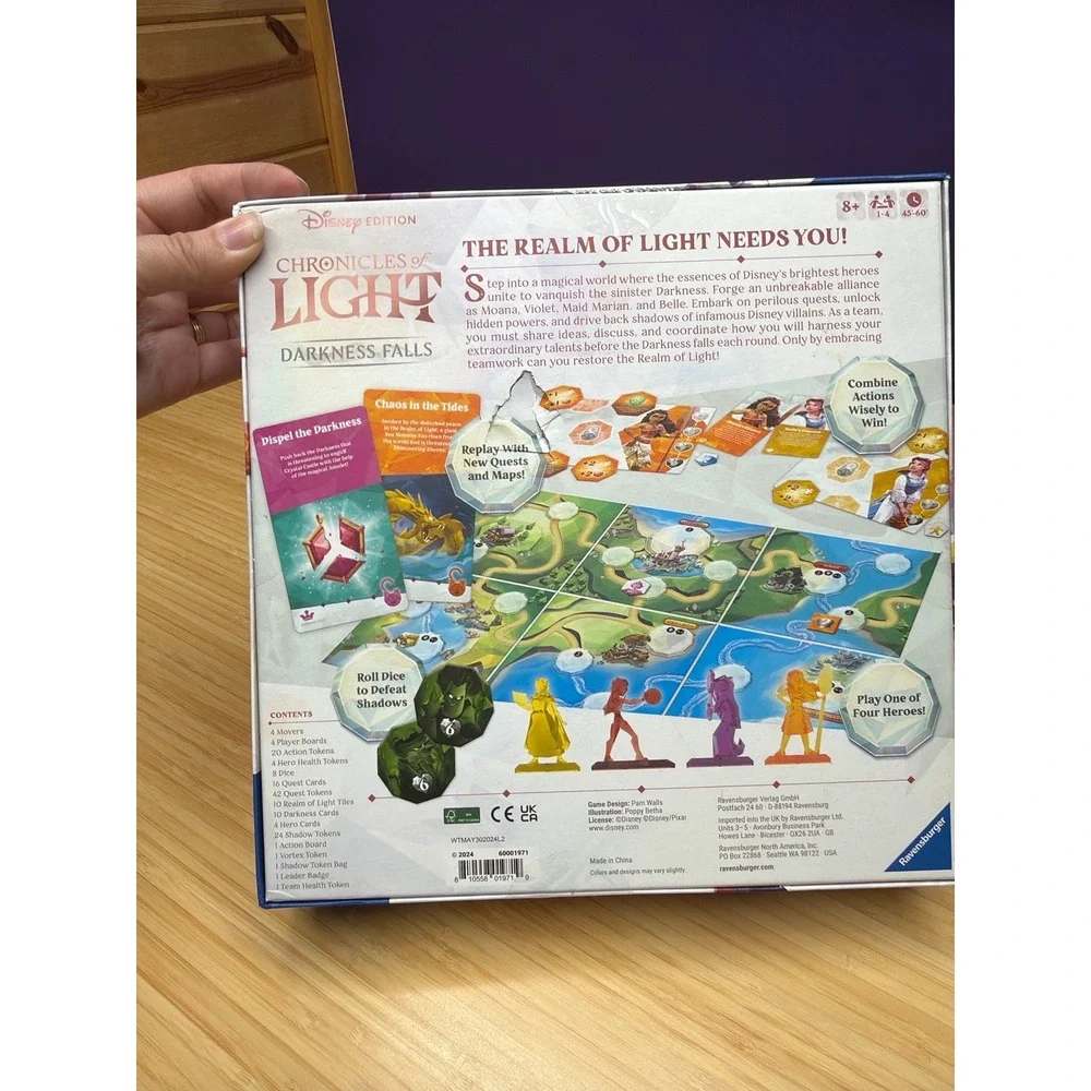 Disney Chronicles of Light Darkness Falls‎ Board Game Ravensburger New Sealed